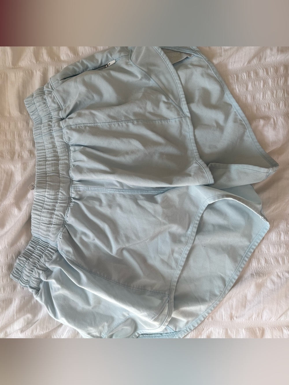 Lululemon Hotty Hot Light Blue Shorts